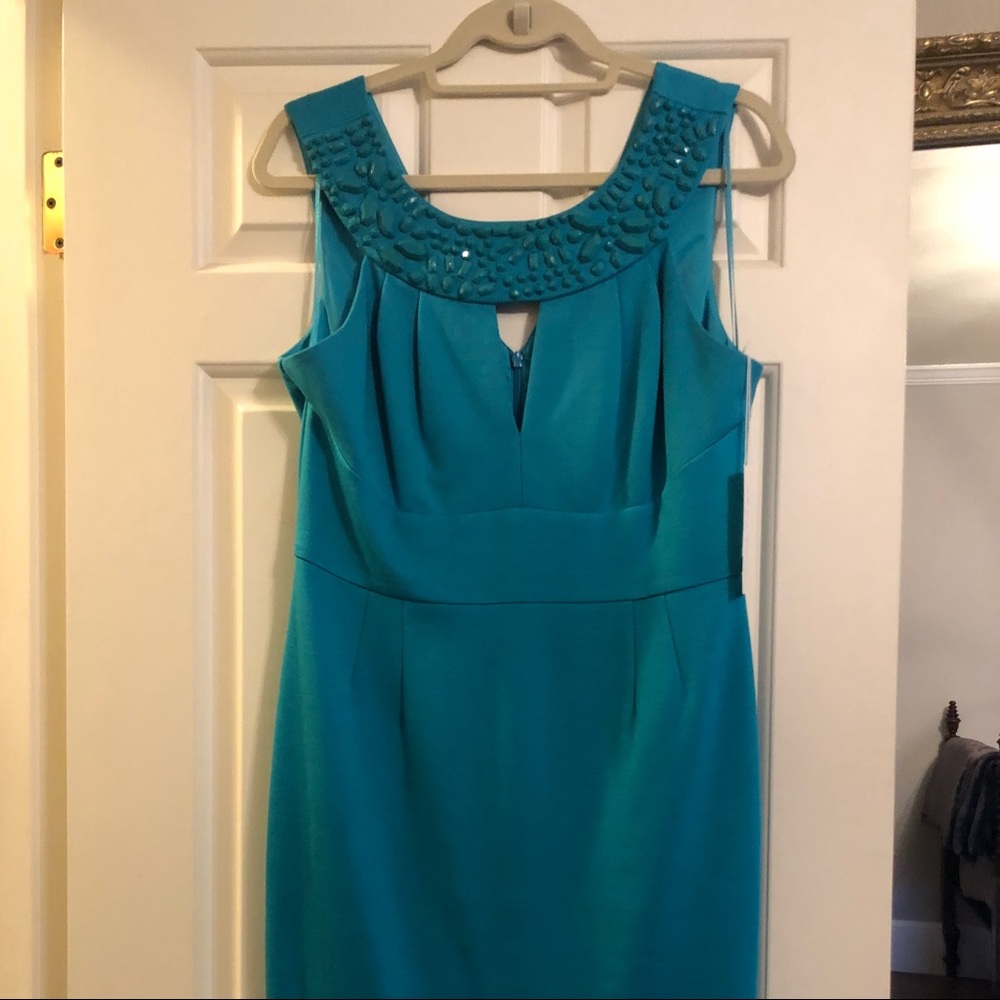 Trina Turk “Neptina” Bead Neck Dress